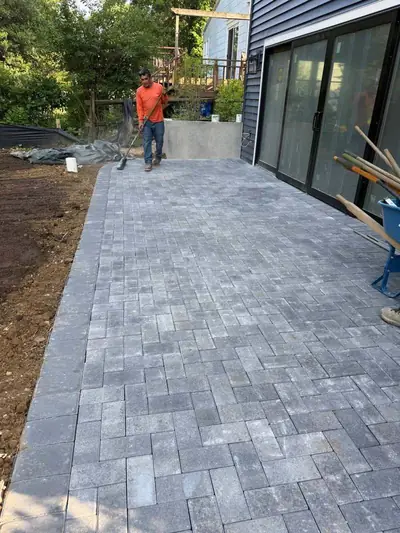 Paver patio project photo 4