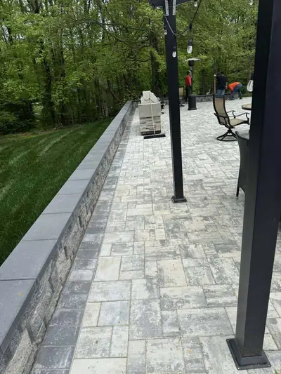 Paver patio project photo 6