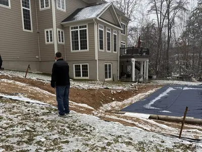 Retaining wall project by NC Landscaping, photo 7